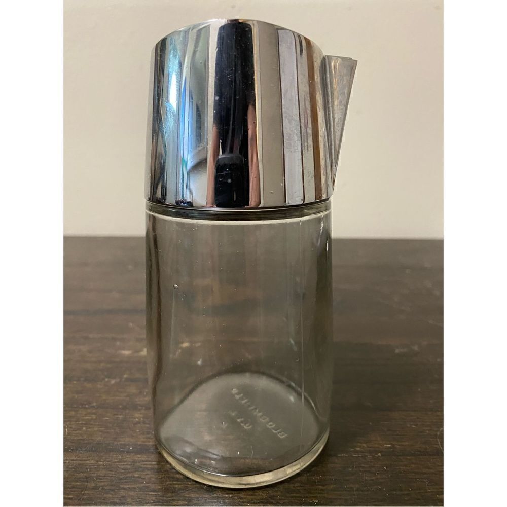 Vintage mid century chrome sugar shaker